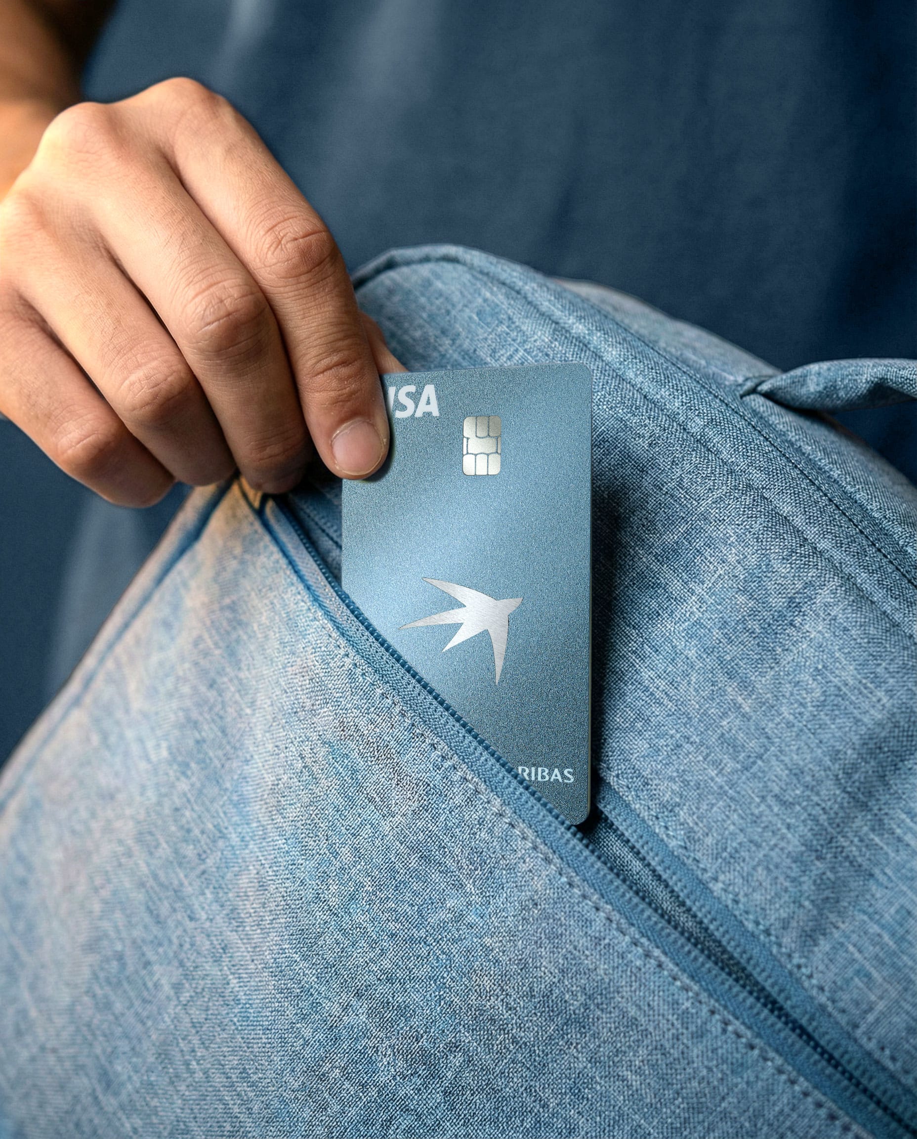 Carte bleue BNP Paribas - visuel détail